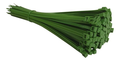 Green cable ties - ties, nylon