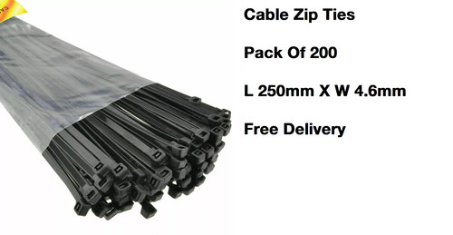 Pack 200 black quality - 200,