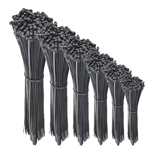 Black cable ties zip - cable,
