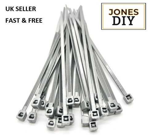 Grey cable ties premium - ties,