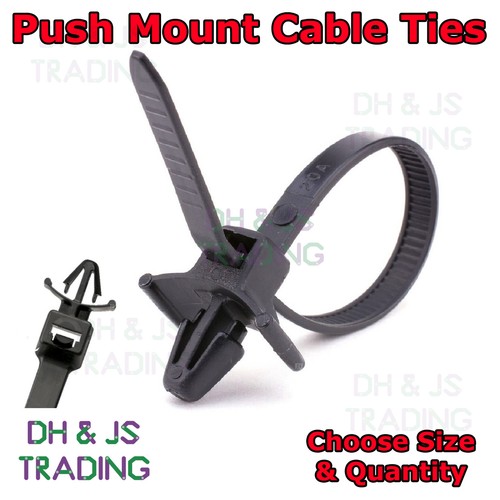 Push mount cable ties - cable,