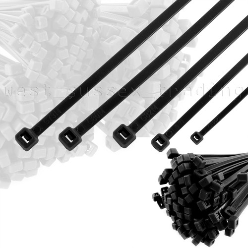 Black cable ties zip - cable,