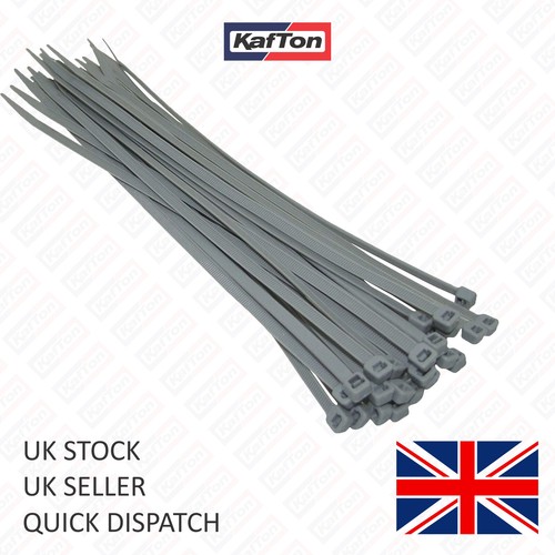 Silver grey cable ties - /,