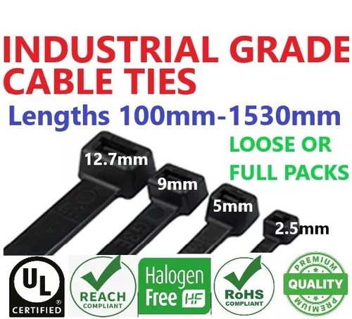 Cable ties zip - ties, black