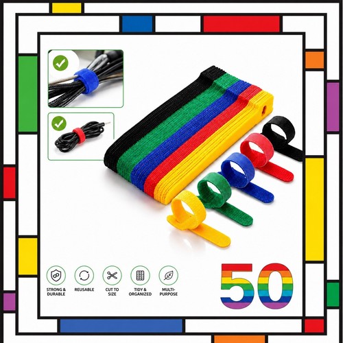 Reusable cable ties 14cm - reusable,