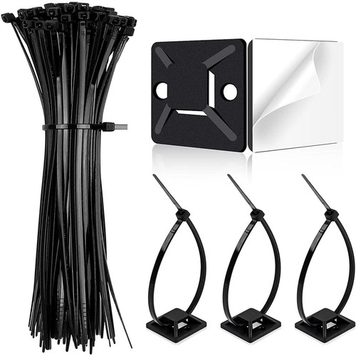 100x cable zip ties self - zip,