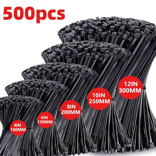 500 pack cable ties - pack, of