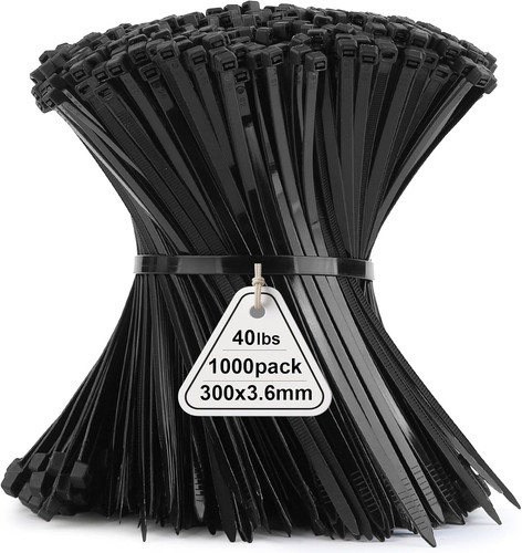 Cable ties 1000 pack inch - cable, pack,