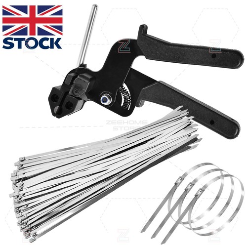 Cable tie gun kit with - gun, 100pcs