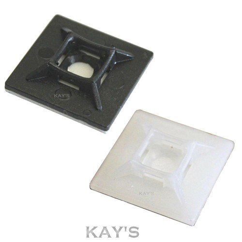 Self adhesive cable tie - adhesive, mounts