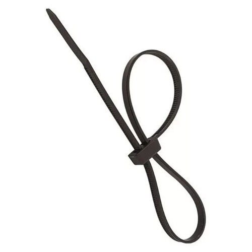 Double loop cable ties black - loop,
