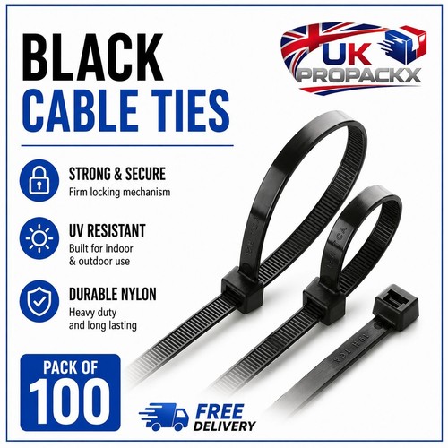 Black cable ties - cable,