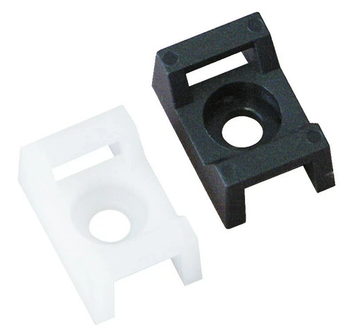 Cable tie mount holder saddle - mount,