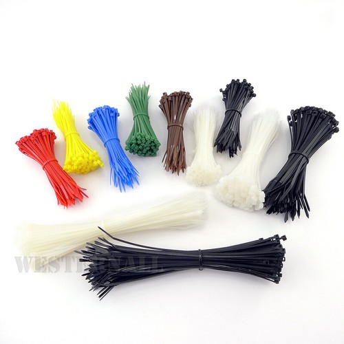 Black white cable ties zip - ties,